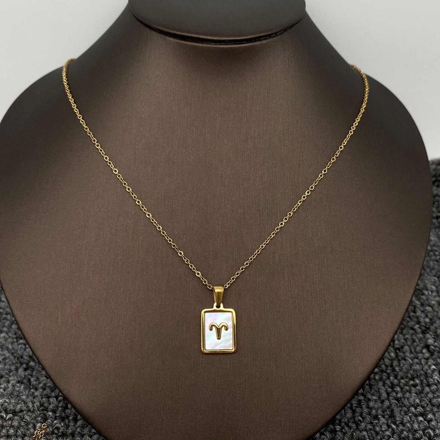 Zodiac  Square Necklace