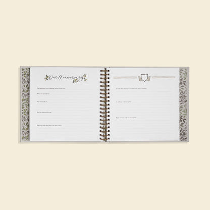 As We Grow: Memory Book for Couples (Wedding)