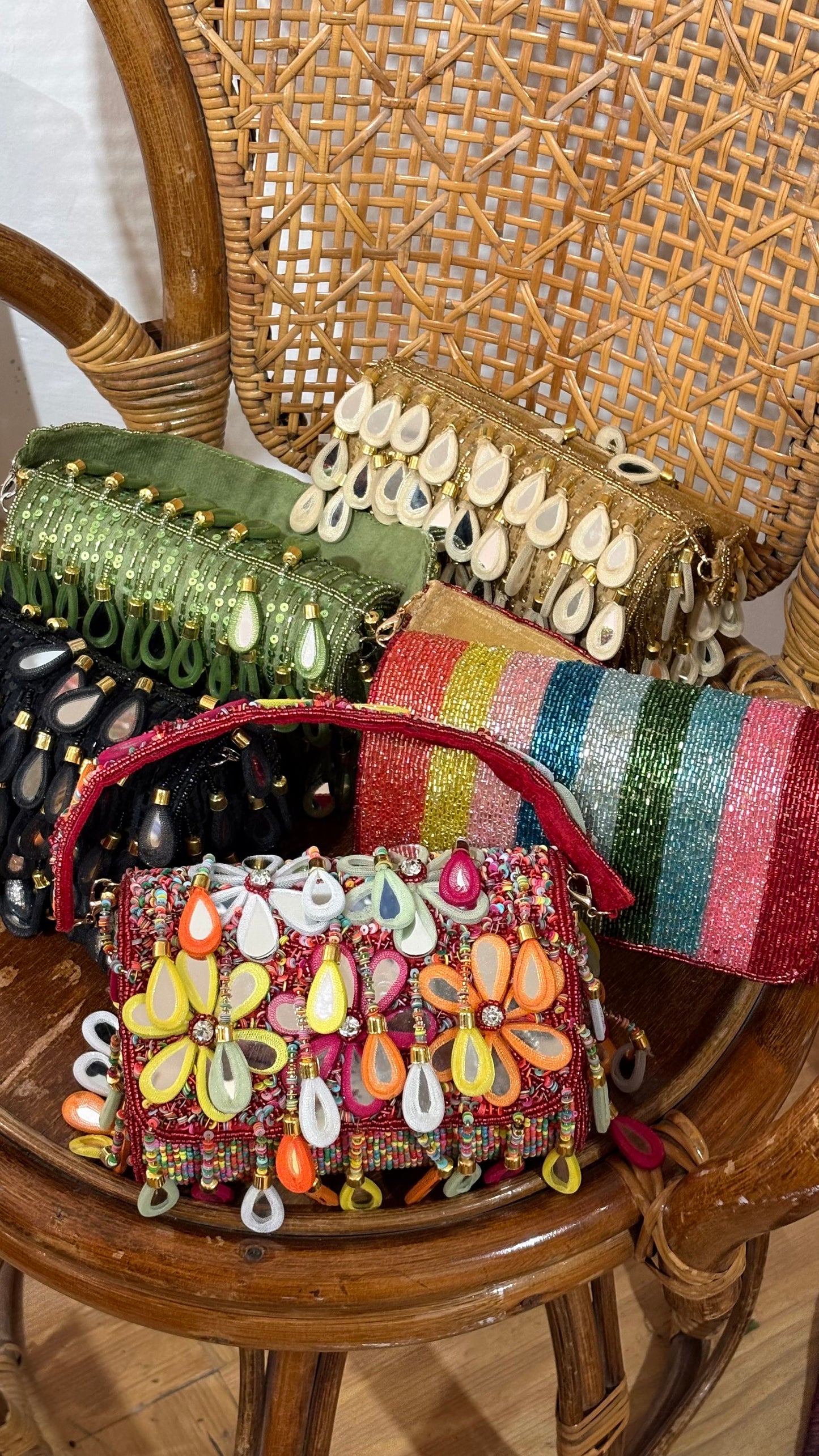 MIRROR FLAP BAG