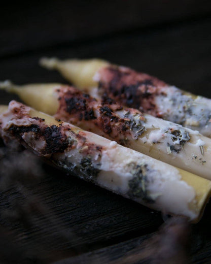 Botanical Altar Candles: A Witch's Comfort