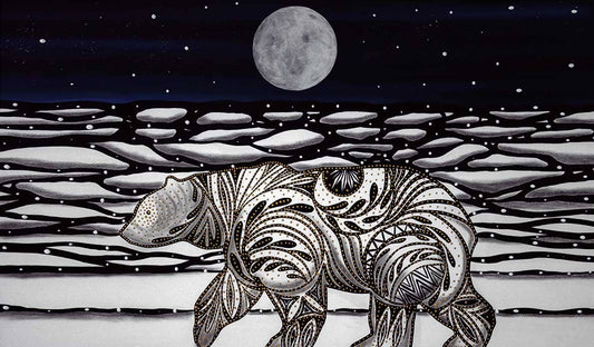 On The Edge by Betty Albert Art Print