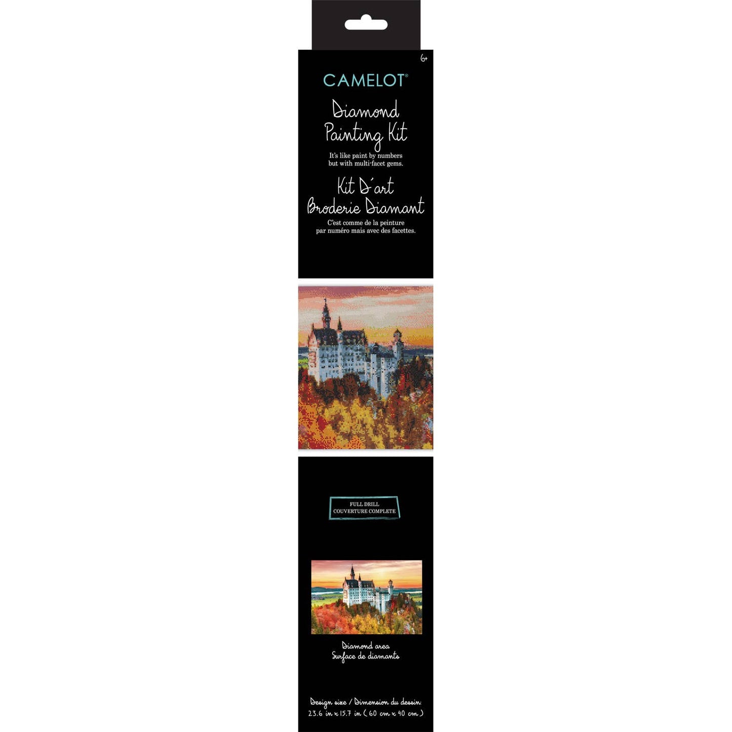 Castle in Fall Foliage Diamond Painting Kit