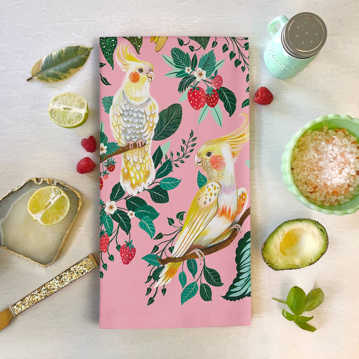 Cockatiel Birds | TEA TOWEL