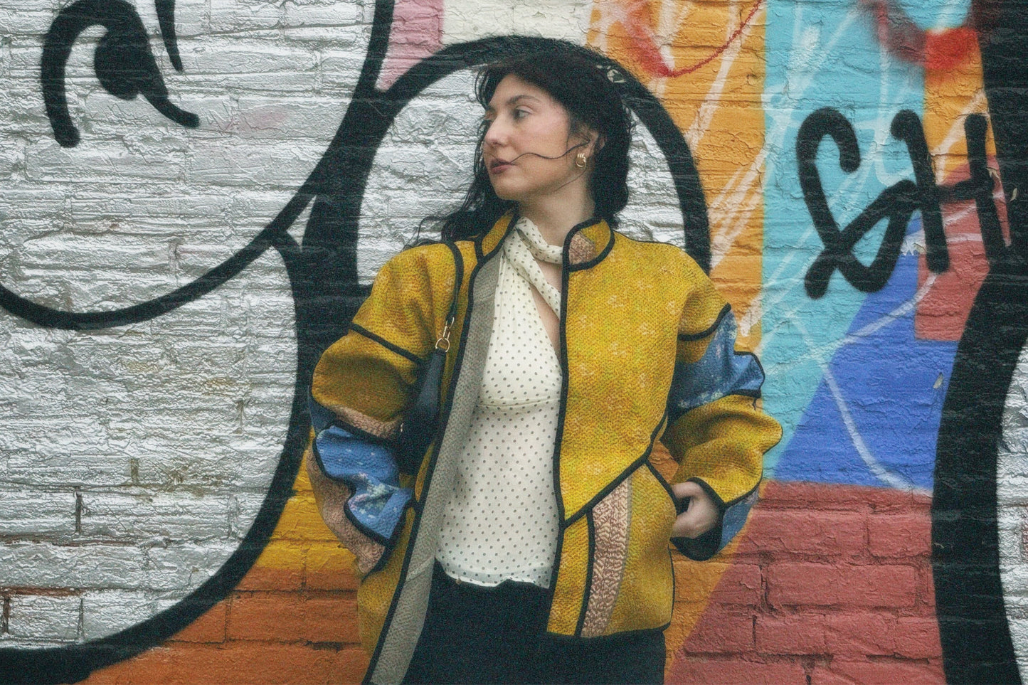 Lahore Quilted Kantha Patchwork Jacket