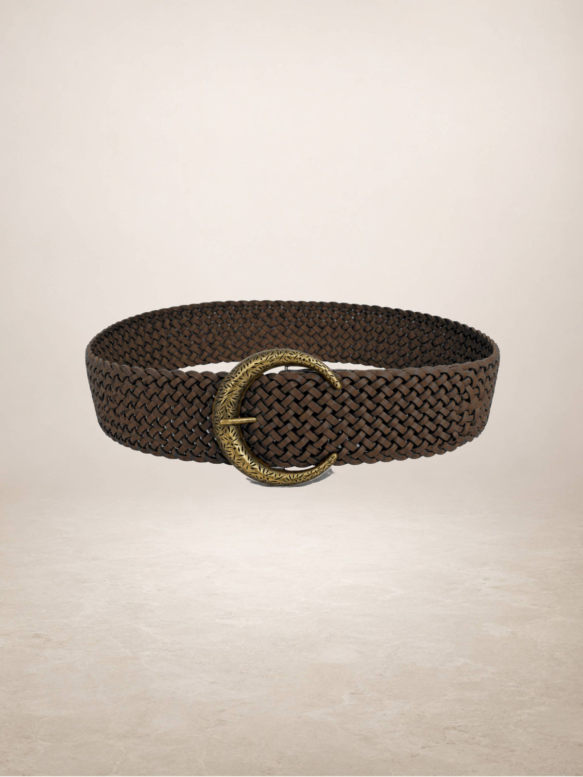 LIMIA - Leather belt: Camel / + 100 cm