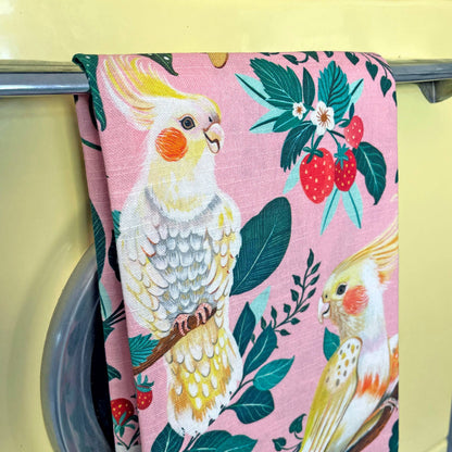Cockatiel Birds | TEA TOWEL