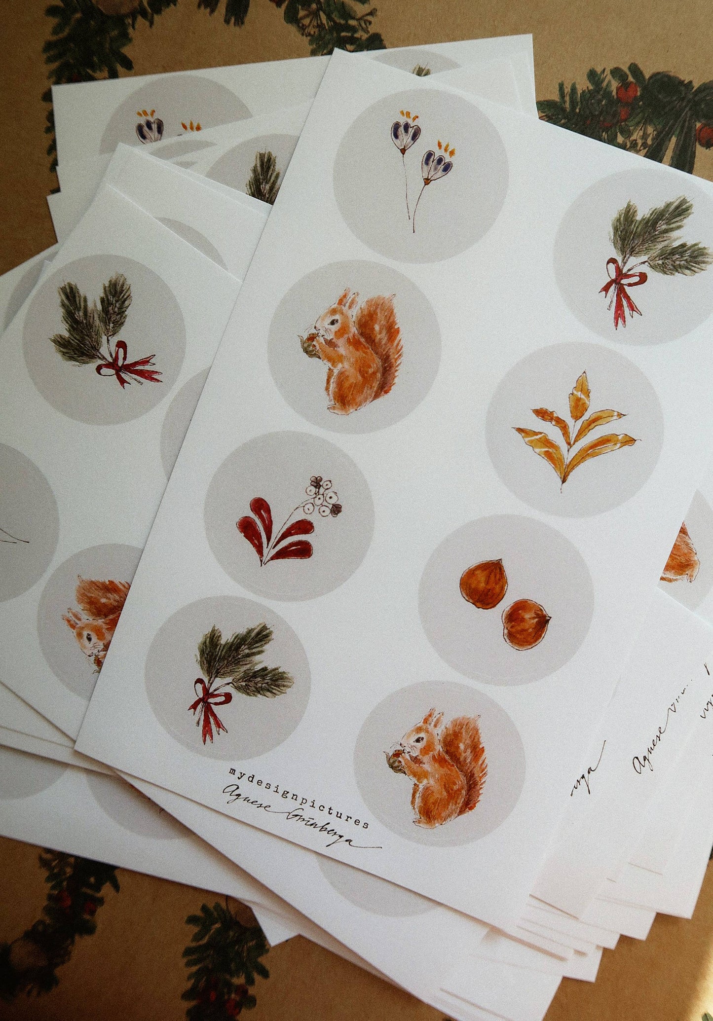 Winter season Sticker Set