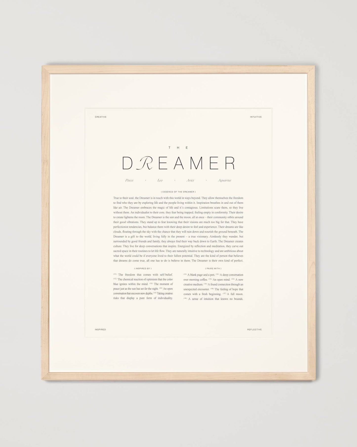 The Dreamer Art Print: 11" x 14"