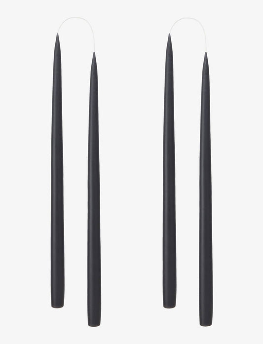 Black Danish Taper Candle 12" Taper