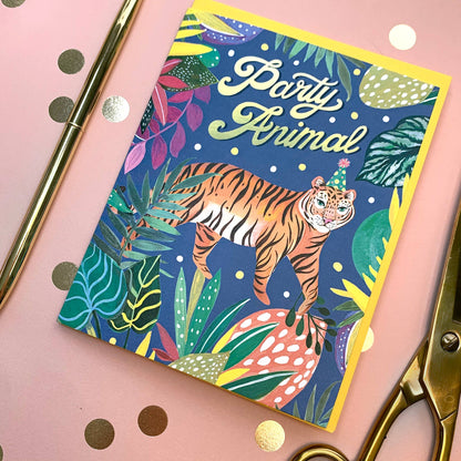 Tiger Birthday Card | Stationery  | Birthday Greeting Card