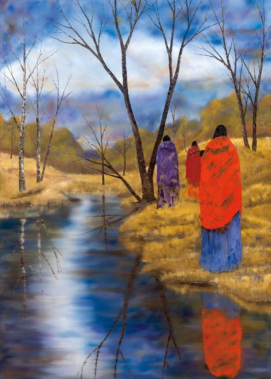 Journey Reflection by Artist Jeanne Rorex-Bridges Art Print