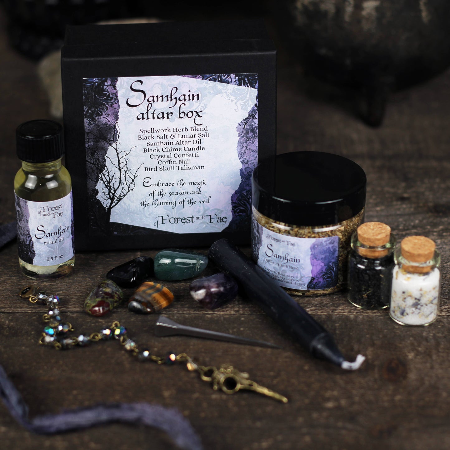 Samhain Altar Box • Witch kit for ritual & spells