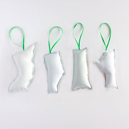 Manitoba map ornament