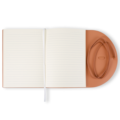 Pella Firenze Ruled Journal, Flexy Vegan Cover (Burnt Rose)
