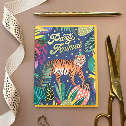 Tiger Birthday Card | Stationery  | Birthday Greeting Card