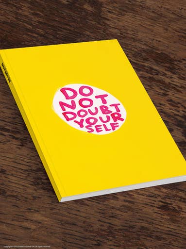 Funny Gift - David Shrigley A5 Notebook - Do Not Doubt
