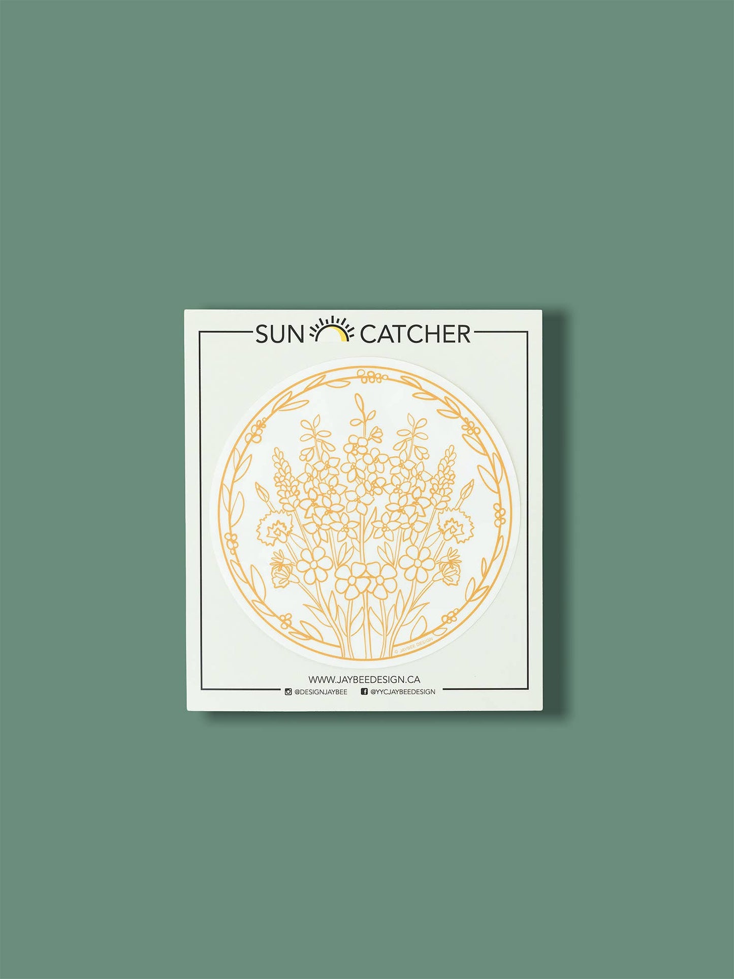 Floral Circle Sun Catcher