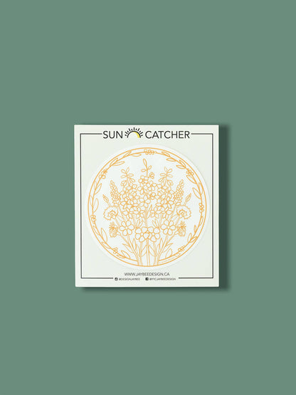 Floral Circle Sun Catcher