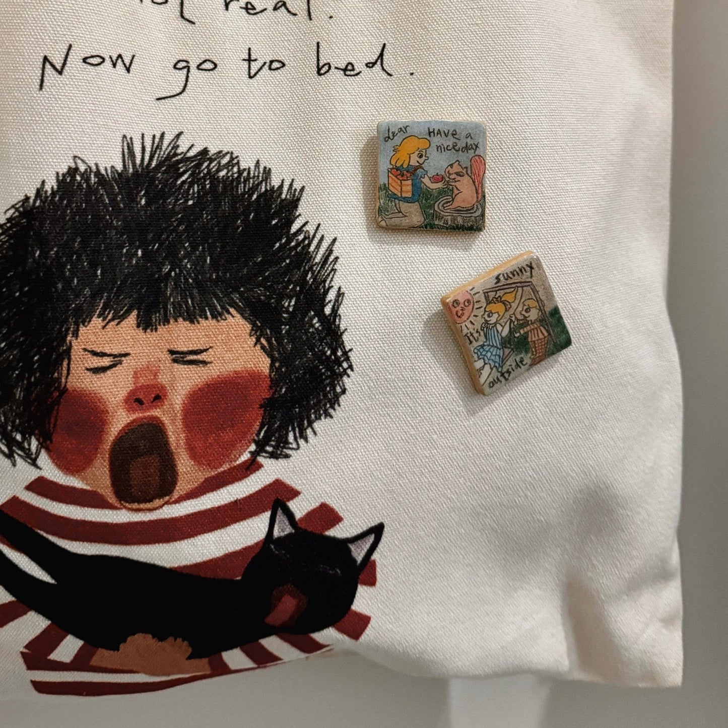 Handmade Clay Pins: We make a great pair