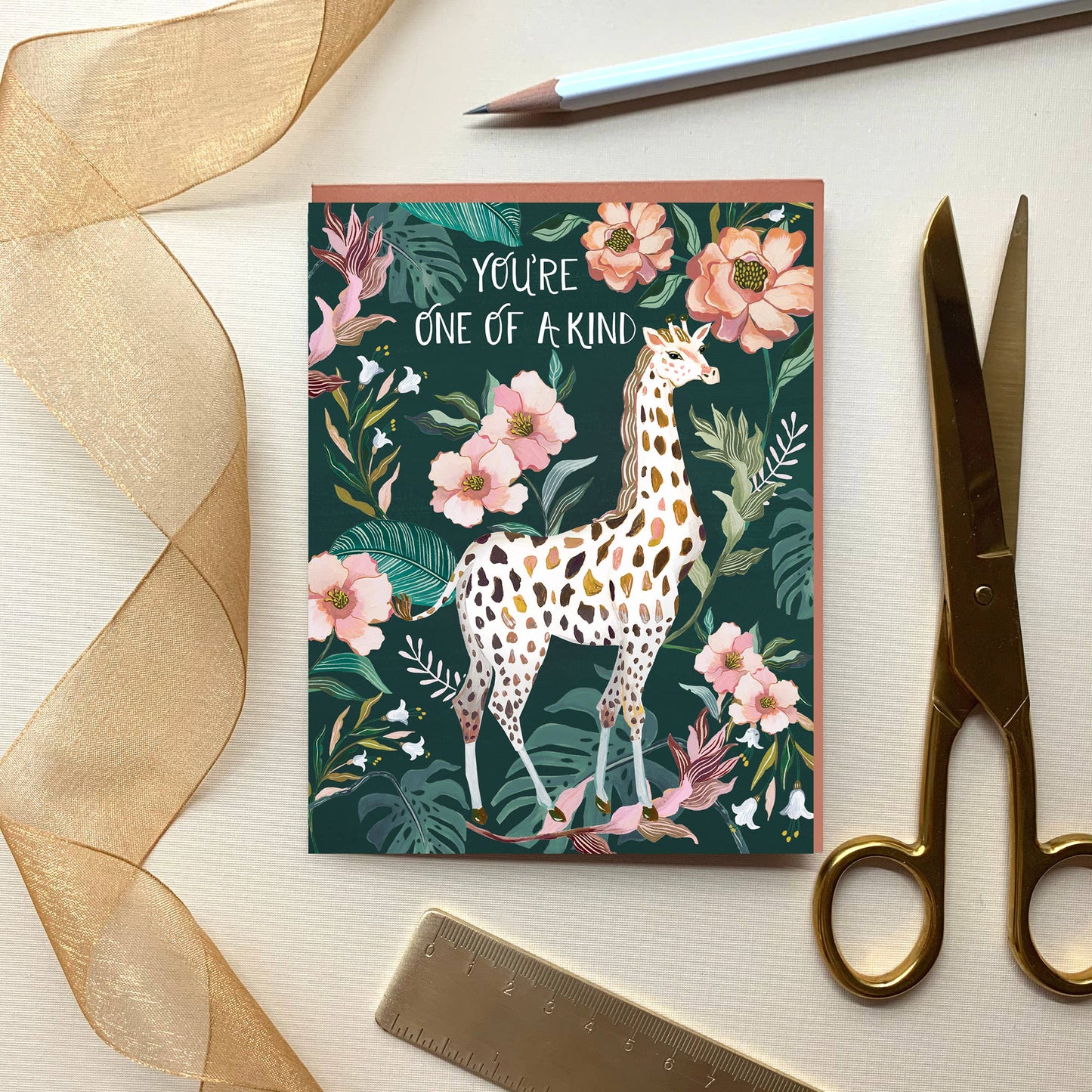 Giraffe Card | Stationery  |  Birthday Greeting Card