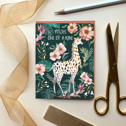 Giraffe Card | Stationery  |  Birthday Greeting Card