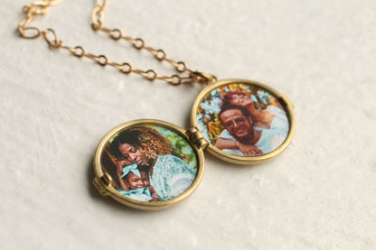 Vintage Star Locket Necklace : 20"
