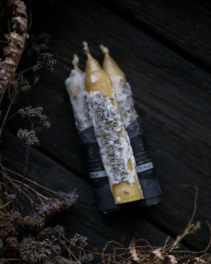 Botanical Altar Candles: A Witch's Comfort