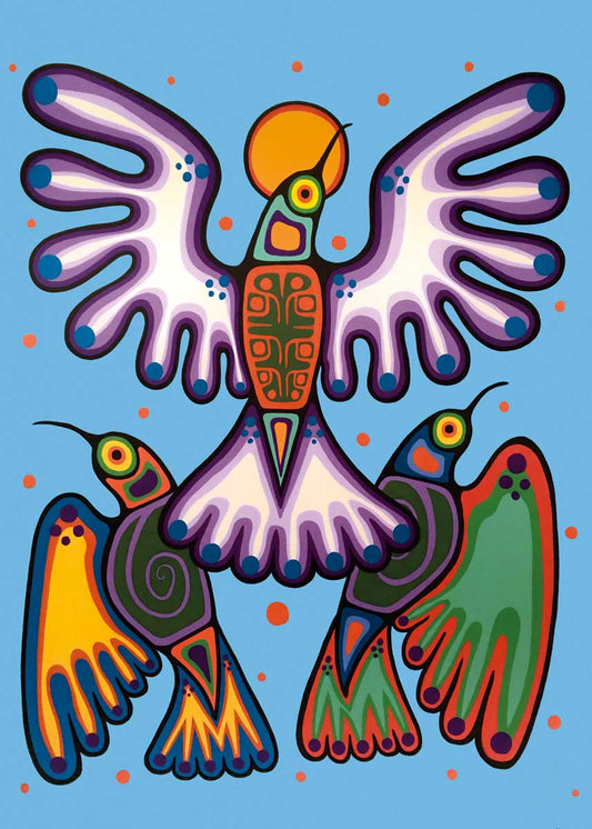 Peace, Love And Joy Art Print by Artist Jim Oskinigeesh
