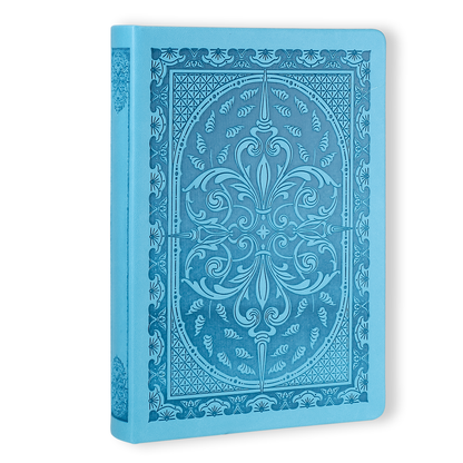 Victoria's Journals Vintage Style Diary/Notebook (Aqua Blue)