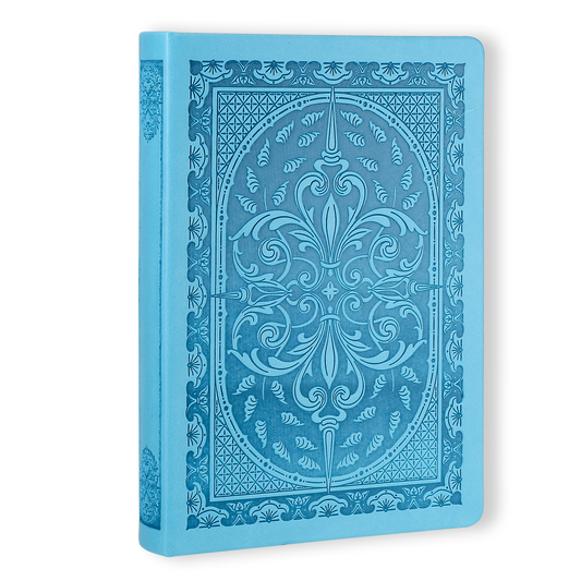Victoria's Journals Vintage Style Diary/Notebook (Aqua Blue)