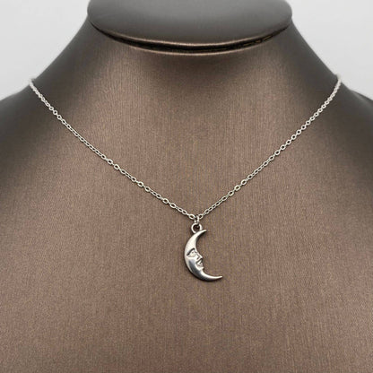 Crescent Moon Charm Necklace