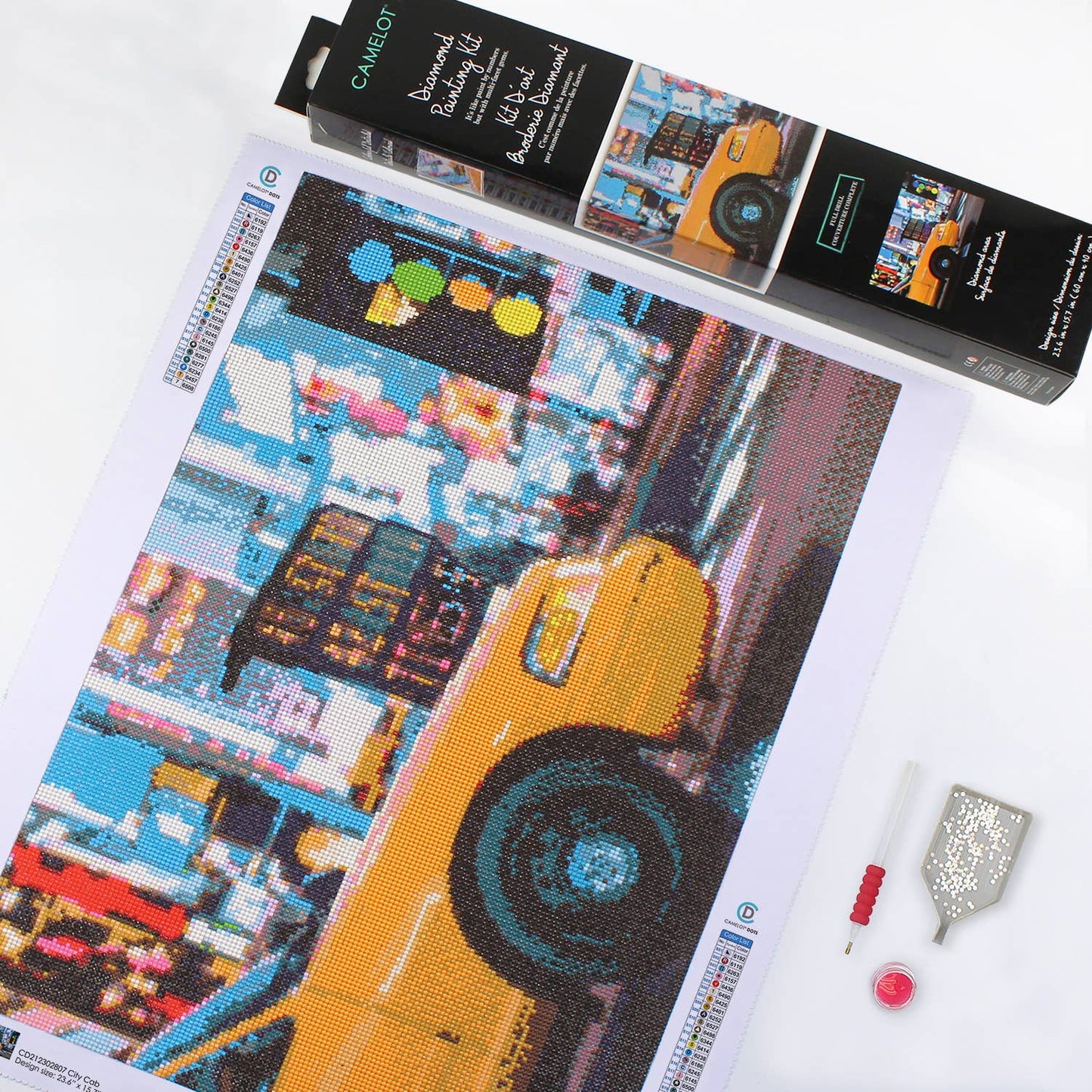 City Cab Diamond Painting Kit