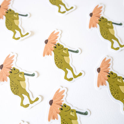 Frog Clear Sticker
