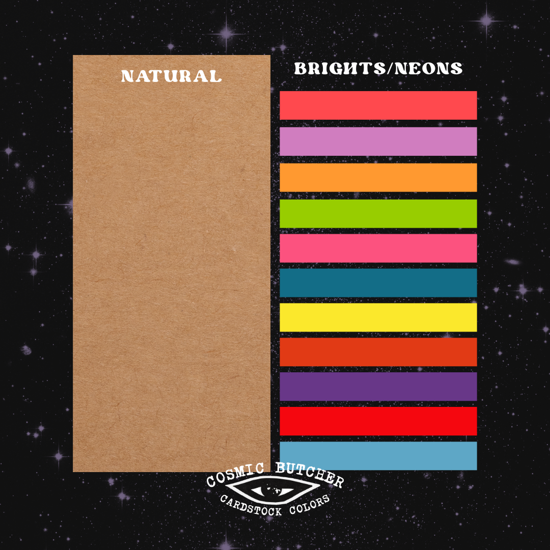 "COSMIC GUIDANCE" Scratch Off Angel Number Novelty Card: BRIGHTS/NEON