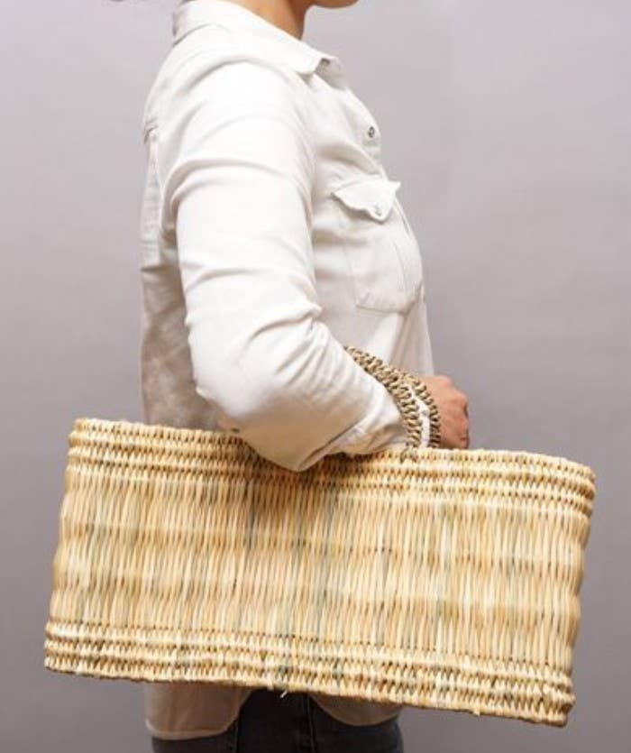 Natural Reed Storage Basket