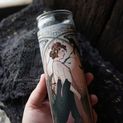 Black Cat Magic 7 Day Art Candle