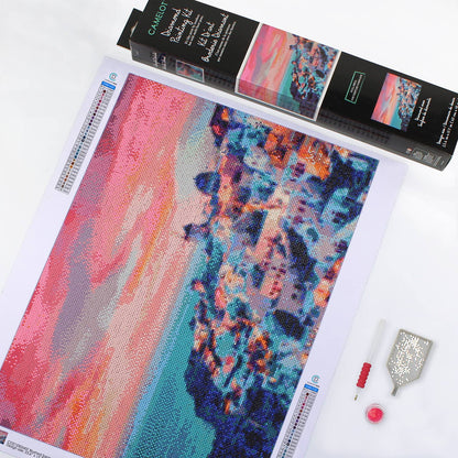 Blushed Santorini Diamond Painting Kit