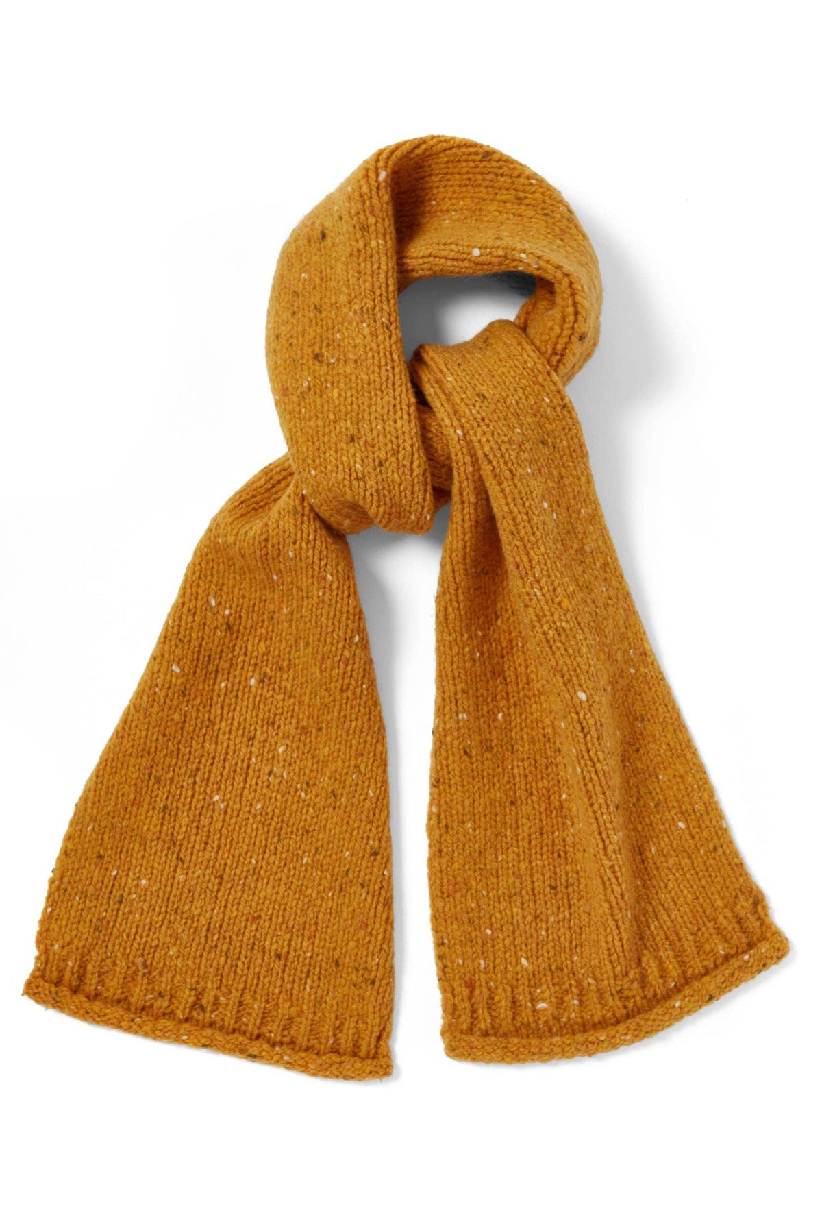 Sliabh Bawn Nepped Scarf - Yellow: One Size