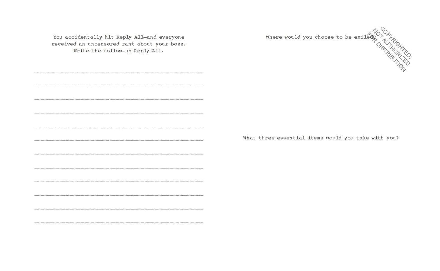 642 Tiny Things to Write About