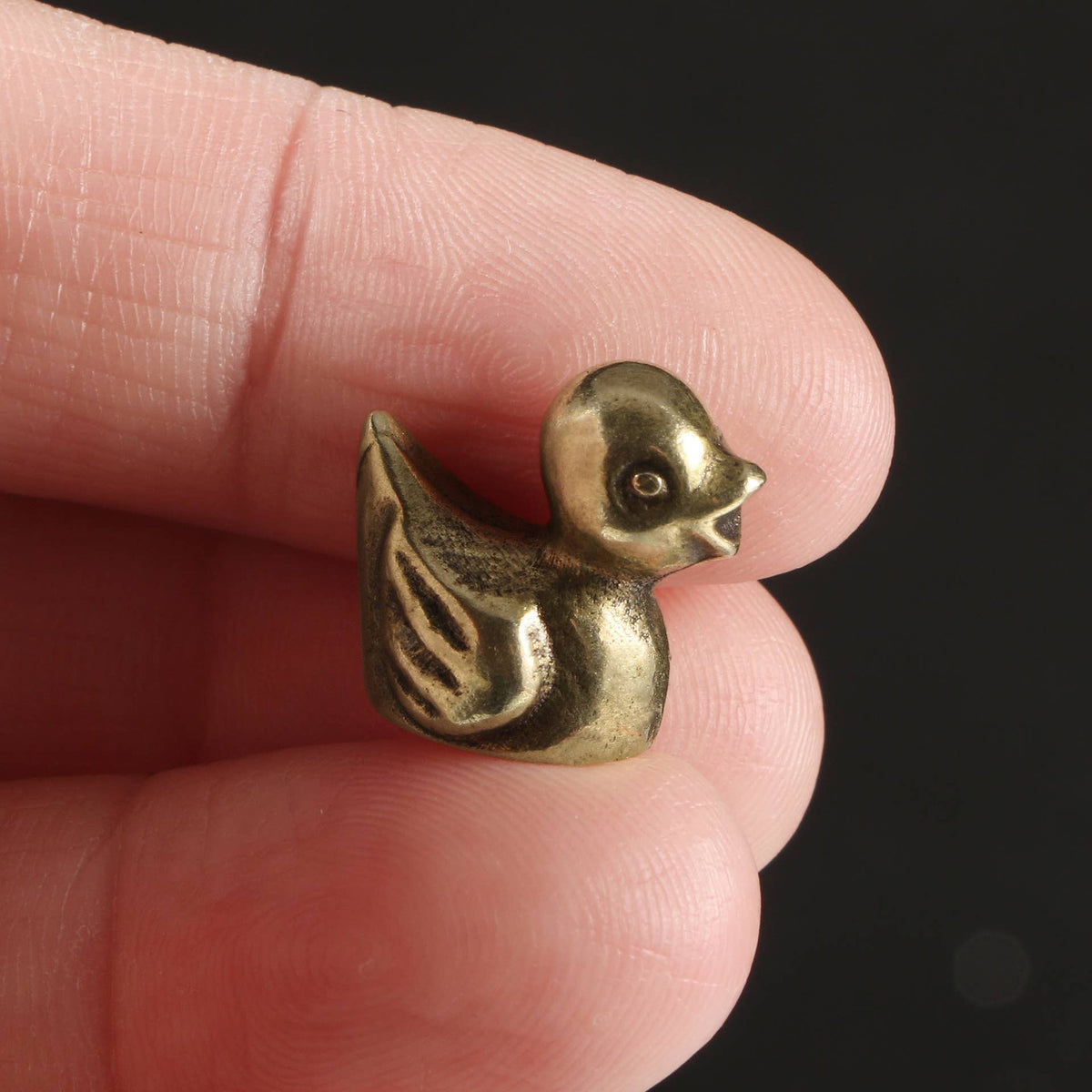 Brass Duck Ornaments Antique Bronze Crafts Miniature Model