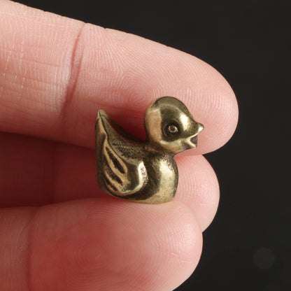 Brass Duck Ornaments Antique Bronze Crafts Miniature Model