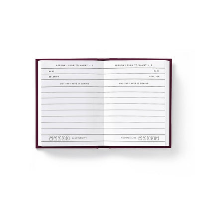 People I Plan To Haunt Tiny Diary