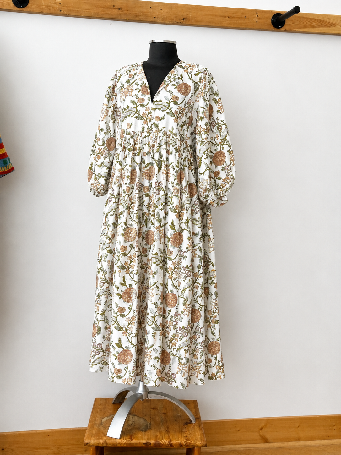 Meena Block Print Maxi Dress