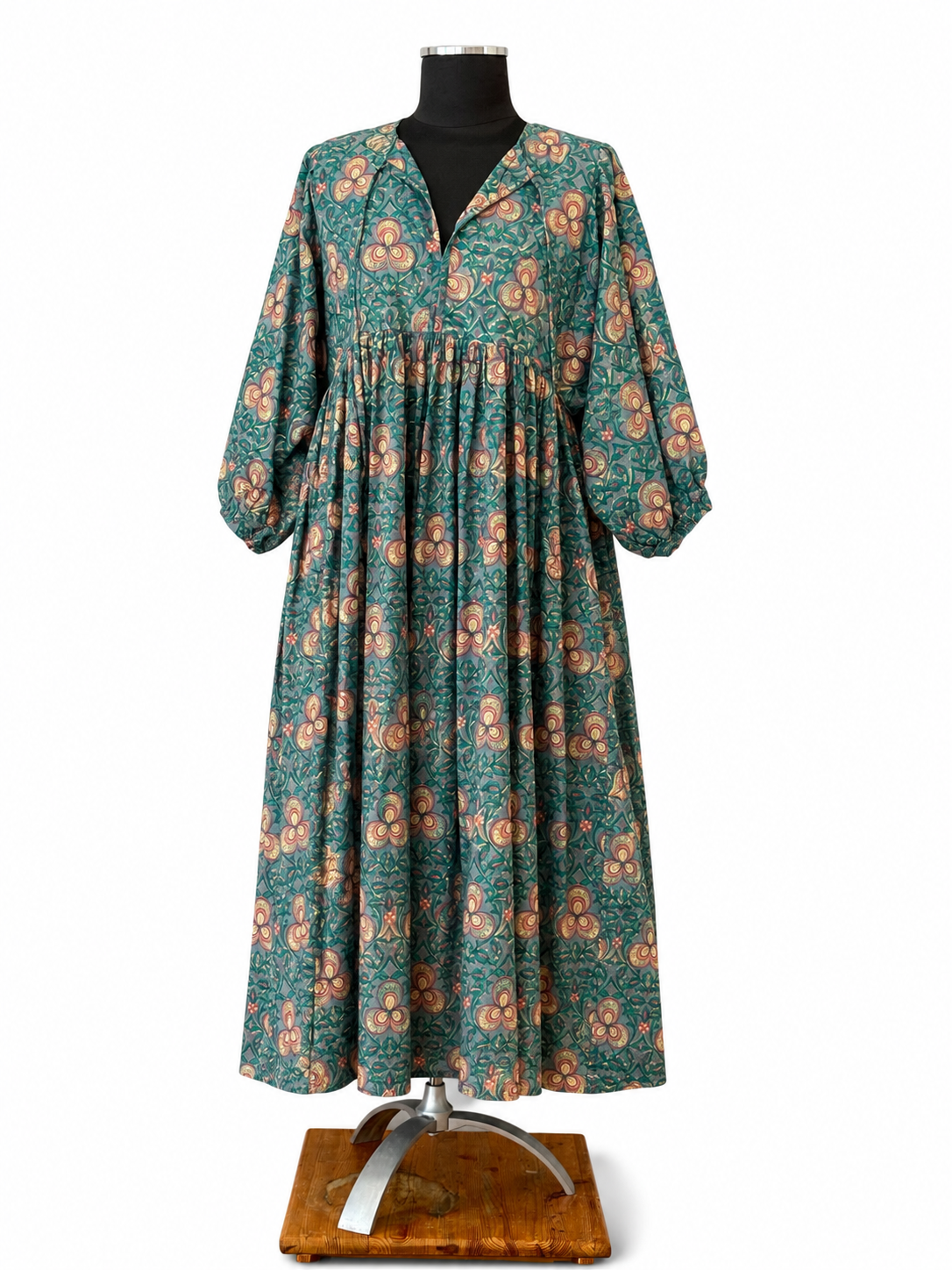 Meena Block Print Maxi Dress