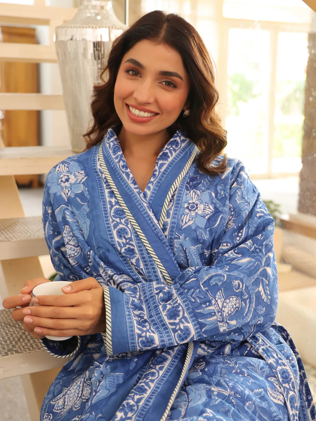 Neela Quilted Robe