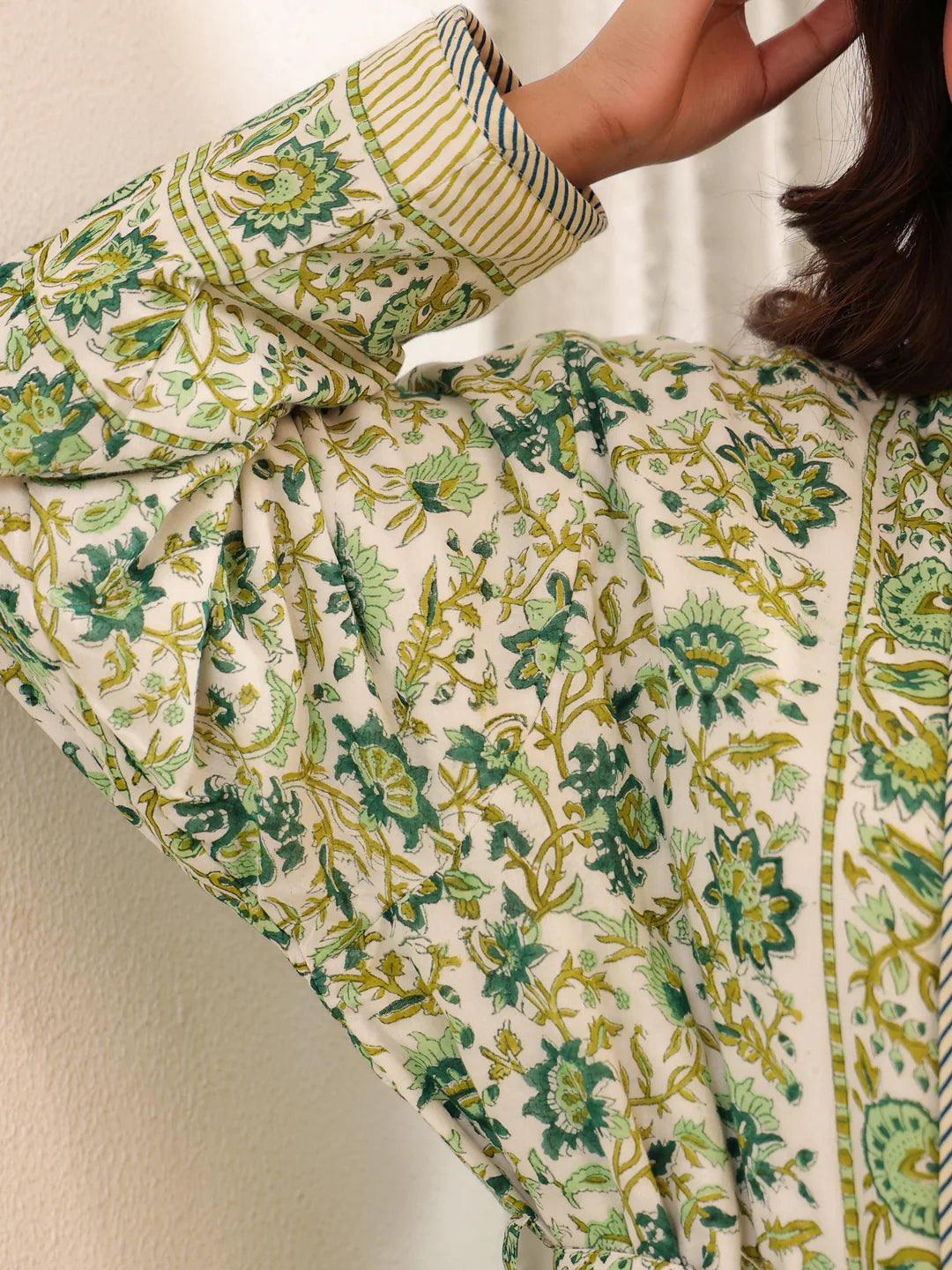 Udaipur Quilted Reversible Robe