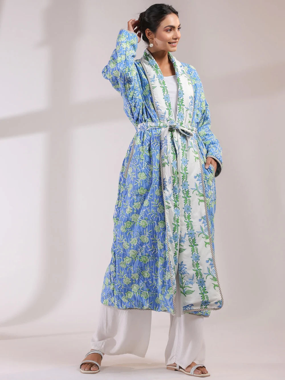 Sawan Quilted Robe