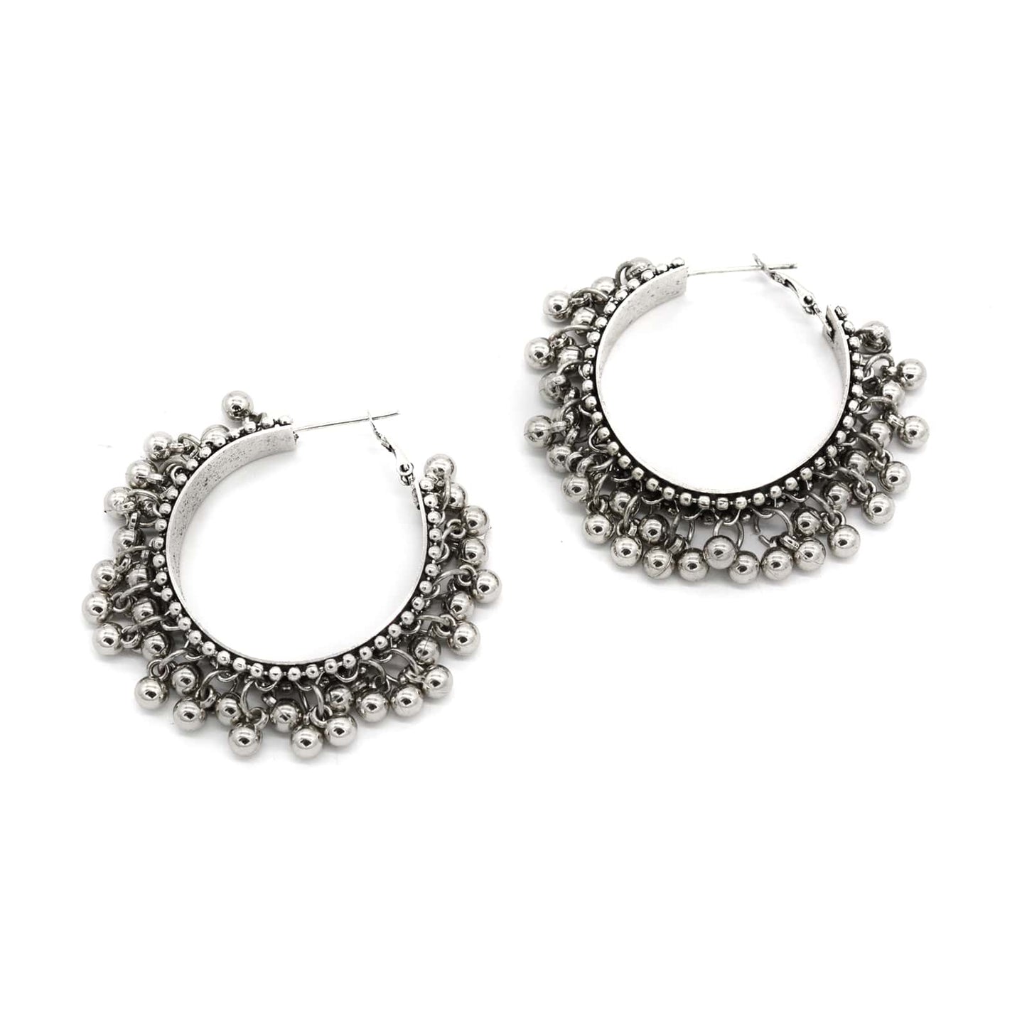 Silver Hoop Earrings