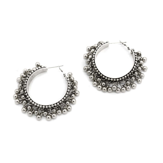 Silver Hoop Earrings
