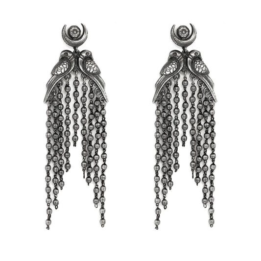 PREORDER Peacock Earrings